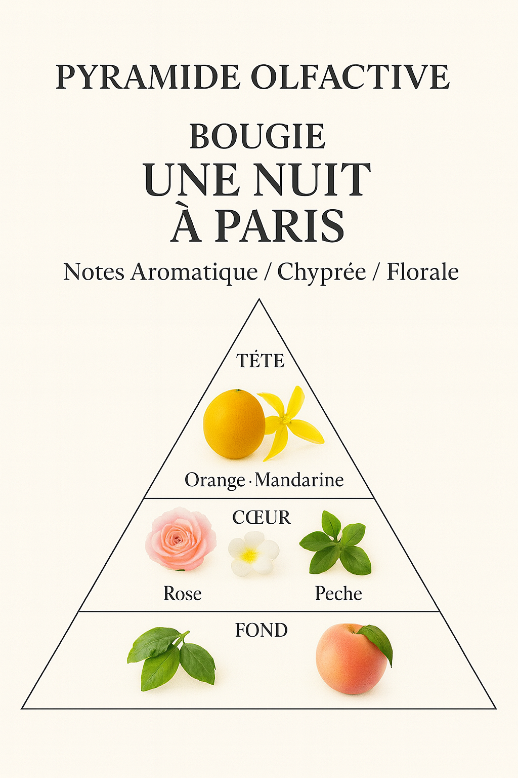 Bougie parfumée UNE NUIT À PARIS