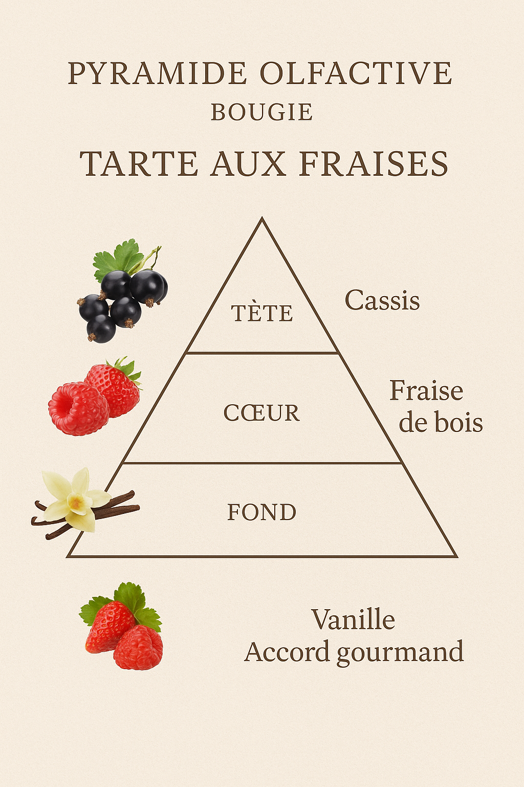 Bougie parfumée TARTE AUX FRAISES