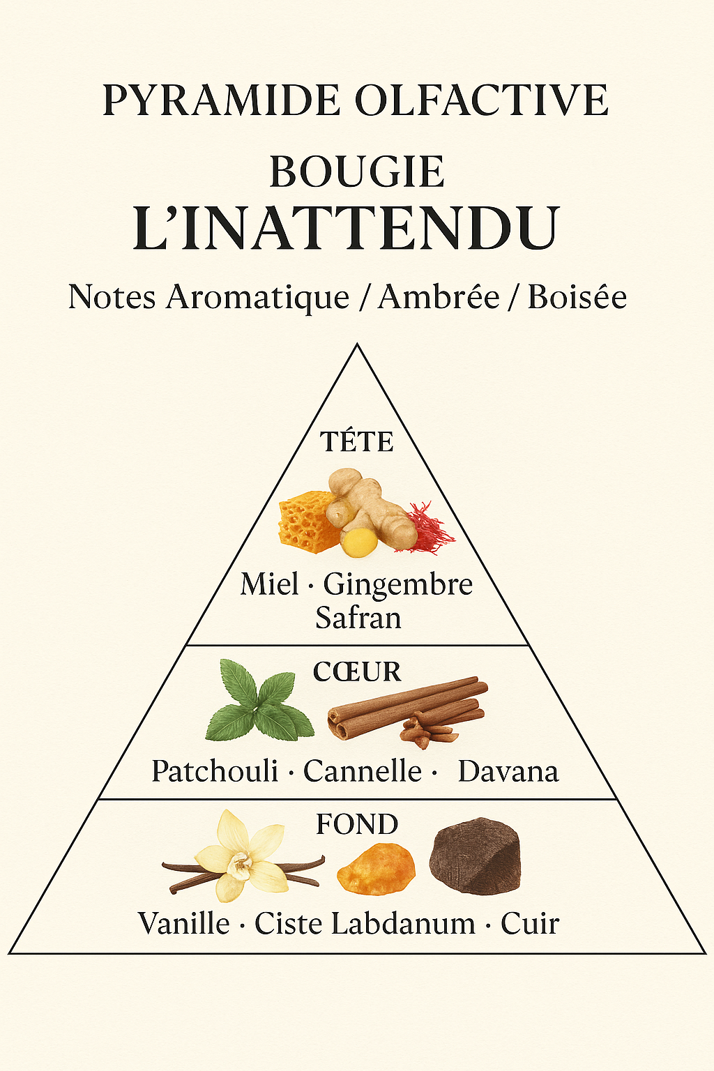 Bougie parfumée L’INATTENDU