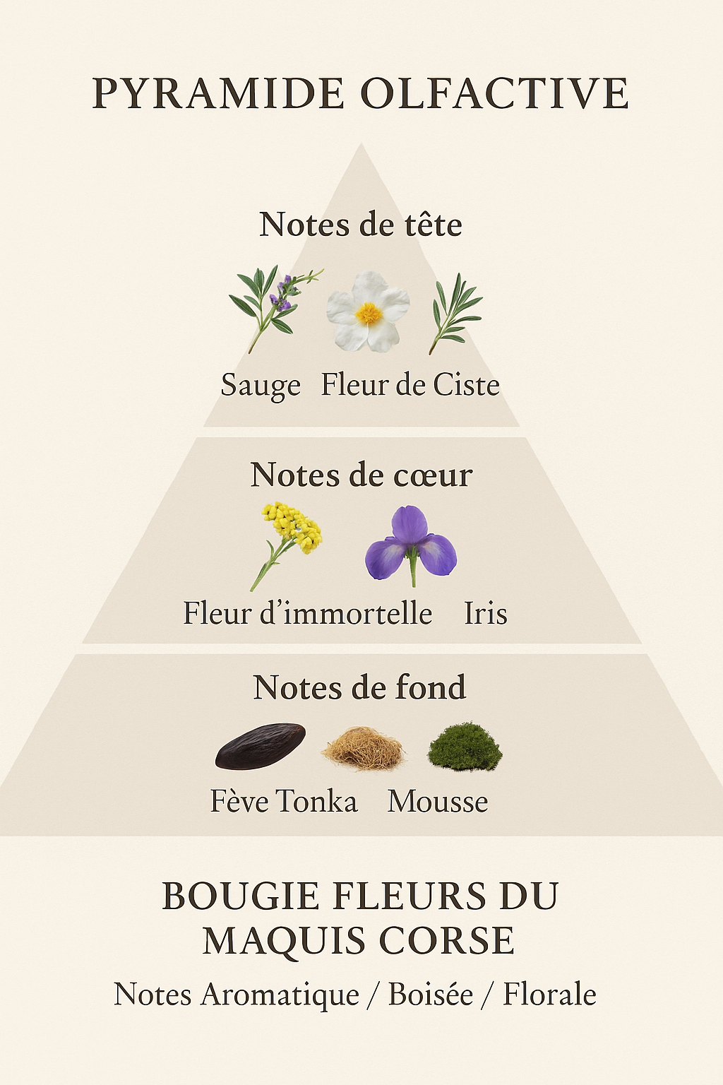 Bougie parfumée FLEURS DU MAQUIS CORSE