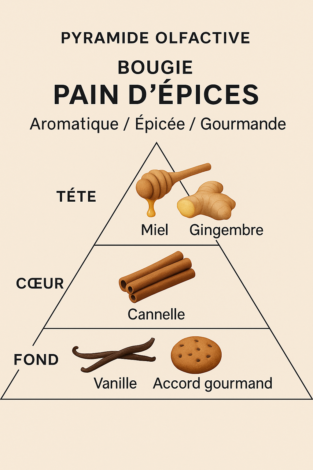 Bougie parfumée PAIN D’ÉPICES