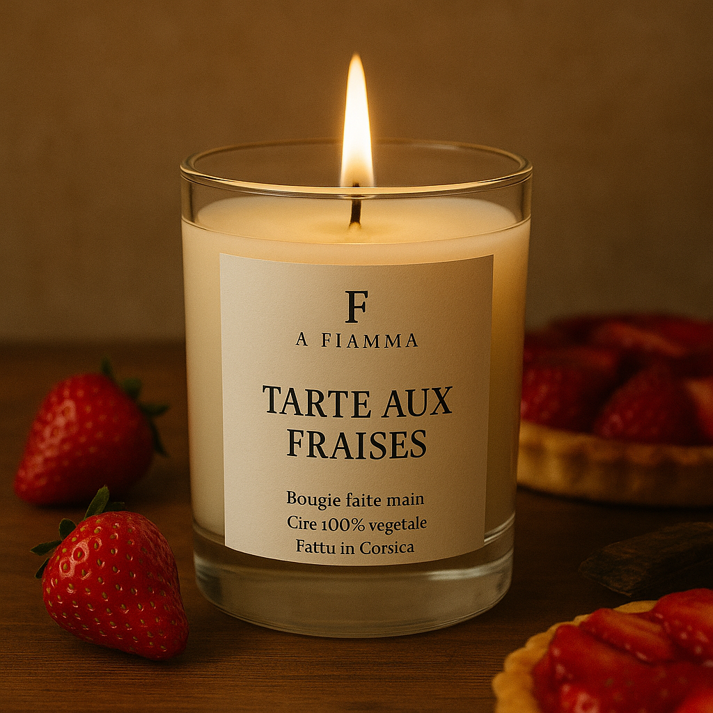Bougie parfumée TARTE AUX FRAISES